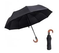ThreeH parapluie se pliant de lumière forte à ouverture pour voyager Parapluie pliant à ouverture automatique 30% surdimensionné pour hommes,femmes KS24B