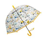 ThreeH Parapluie Transparent à Bulles pour Enfant Coupe Vent Léger Parfait pour les Enfants 2 à 7 ans Ouverture Automatique Jaune