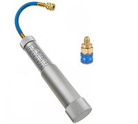 ThreeH R12 R12 AC seringue d'injecteur de colorant à l'huile 2Oz à tourner à la main à vis 1/4 "connecteur SAE pour tube de remplissage de réfrigérant de climatisation A / C