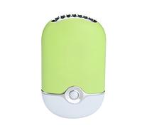 ThreeH Ventilateur portatif de climatiseur Rechargeable d'USB de Mini Ventilateur intégré de Bureau de Batterie de Li-ION portatif F015,Green