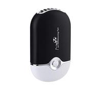 ThreeH Ventilateur portatif de climatiseur Rechargeable d'USB de Mini Ventilateur intégré de Bureau de Batterie de Li-ION portatif F015,Black