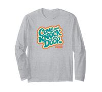 Three's Company Come and Knock on Our Door Retro Typography Manche Longue