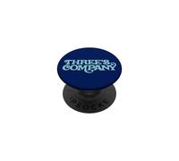 Three's Company Retro TV Show Logo PopSockets PopGrip Adhésif