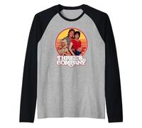 Three's Company Roommates & 1980's Sunset Manche Raglan