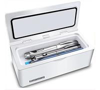 THREMA Mini boîte réfrigérée à insuline, Batterie de réfrigérateur de Voiture 10200 mAh, Refroidisseur de médicament Portable, pour Stylo à insuline diabétique et Stockage de flacons
