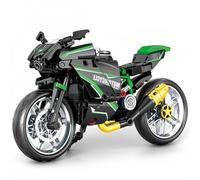 ThrenodyToy Kit de Blocs de Construction Moto pour Adultes & Ados - Modèle 3D à Assembler pour Collectionneur, Cadeau DIY Homme Femme, Jouet Éducatif Antistress pour Décoration de Bureau