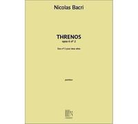 Threnos Opus 6 N° 2 / Book+Part[S]