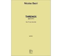 Threnos Opus 6 N° 2 / Book+Part[S]