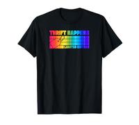 Thrift Happens Bandes rétro style camp des années 70 Édition limitée T-Shirt