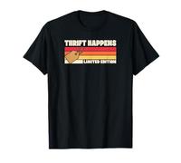 Thrift Happens Bandes rétro style camp des années 70 Édition limitée T-Shirt