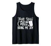 Thrift Shop and Coffee Bring Me Joy Love Thrifting Débardeur