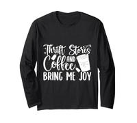 Thrift Shop and Coffee Bring Me Joy Love Thrifting Manche Longue