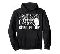 Thrift Shop and Coffee Bring Me Joy Love Thrifting Sweat à Capuche