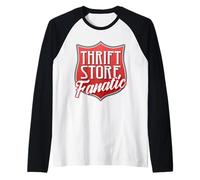 Thrift Store Fanatic Design rétro Chasseur de trésors Manche Raglan