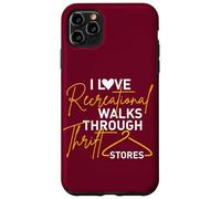 Thrifter Citation I Love Romantic Walks Through Thrift Stores Coque pour iPhone 11 Pro Max