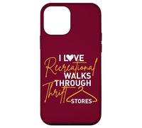 Thrifter Citation I Love Romantic Walks Through Thrift Stores Coque pour iPhone 12 Mini