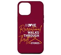 Thrifter Citation I Love Romantic Walks Through Thrift Stores Coque pour iPhone 12 Pro Max