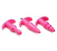 Thrill Trio Plug anal - Lot de 3 - Rose