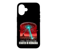 Thriller de Science-Fiction Alien Invasion du Nebraska Coque pour iPhone 16