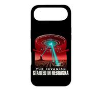 Thriller de Science-Fiction Alien Invasion du Nebraska Coque pour iPhone Air