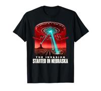 Thriller de Science-Fiction Alien Invasion du Nebraska T-Shirt