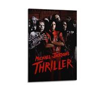Thriller Movie Michael Jackson Toile Poster et art mural Impression d'image moderne Décoration de chambre familiale 30 x 45 cm