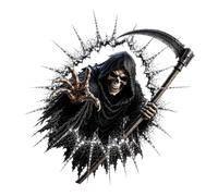 Thrilling Ghost Illusion, Halloween Window Clings, Witch Sticker Décor, 1pc | Spooky Ghost Witch Stickers, Alternative To Plain Décor, Creates Haunted Atmosphere For Living Room Bathroom Bedroom