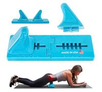 Thrival Hachoir à viande entièrement réglable Psoas, dos et hanche Flexor Muscle Release Tool pour tissus profonds, massage des points de déclenchement (bleu) - Fabriqué aux États-Unis