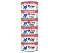 Thrive Complete Nourriture avec Sardine/Maquereau pour Chat 6 x 75 g