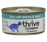 Thrive Complete Nourriture avec Thon/Crevettes/Calmars pour Chat 6 x 75 g