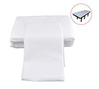Thrivinger Lot de 100 draps jetables pour Table de Massage - pour Salon de beauté, Massage, Tatouage, hôtels (80 x 180 cm)