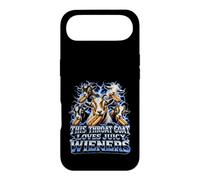 Throat Goat Adore Les saucisses juteuses Blue Lightning Coque pour iPhone Air