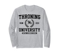 Throning University Culture Satire Social Climbing Flex Manche Longue