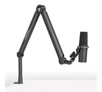 Thronmax-S8 Bras Micros, Supports pour Micros Réglable rotatif à 360 °, Pied de microphone à Ciseaux avec Câble Intégré en acier inoxydable pour Blu Yeti, 1/4“，3/8" to 5/8" Universelle