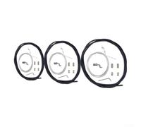 Throttle Cable Kit Metal Z-Bend pour Lawn Mower Throttle Cable(3set) | fit, adjustable Z-bend, robust metal build, pour lawn mower repair, pour easy customization
