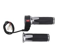 Throttle Grip, Handlebar Throttle Grip,Electric Twist Throttle Grips, 1 Pair Handlebar Throttle Grips 3 Speed Control Universal Throttle Handle for Electric Bikes