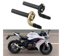 Throttle pour Moto pour Cross pour Aluminium Léger Throttle | Réponse rapide, rotation courte, pour aluminium pour robuste, compatible 22mm, améliore la performance
