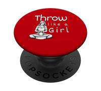 Throw Like a Girl Pottery Bol en Argile Vases Céramique Arts PopSockets PopGrip Adhésif