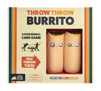 Exploding Kittens Throw Throw Burrito Card Games for Adults Teens & Kids, A Dodgeball Card Game, Lingua Inglese, Version Anglaise