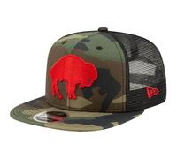 Throwback Buffalo Bills Mesh 9Fifty Snapback Cap wood camo