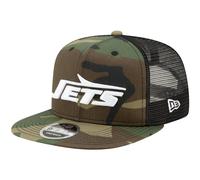 Throwback New York Jets Mesh 9Fifty Snapback Cap wood camo