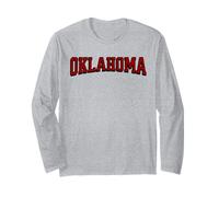 Throwback Oklahoma Classic Varsity Vintage OK Manche Longue