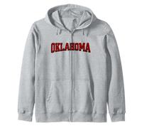 Throwback Oklahoma Classic Varsity Vintage OK Sweat à Capuche