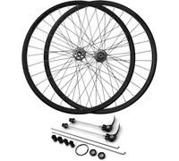 Thru Axle/Quick Relase Mountain Bike Wheelset 26/27.5/ 29in Disc Brake Rims Aluminium Alloy Front and Rear Wheel for 8/9/10/11/12/13 Speed Cassette Freewheel(27.5'')