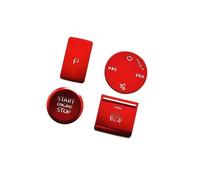 THRU Bouton stationnement Compatible avec A3 2021 Console Centrale Boutons De Frein À Main Électroniques Paillettes Décoration Couverture Garniture Accessoires D'intérieur De Voiture(color1)