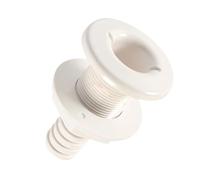 Thru Hull Fittings Boats, Yacht Connector Adapter, Marine Drain Plug, Durable Floor Deck Outlet, Water Bilge System for Kayak, Sailing Vessel, Docking Craft, Drainage Use