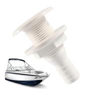 Thru Hull Fittings Boats, Yacht Connector Adapter, Marine Drain Plug, Durable Floor Deck Outlet, Water Bilge System for Kayak, Sailing Vessel, Docking Craft, Drainage Use