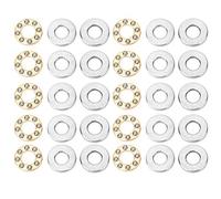 Thrust Ball Bearing Set of 10 | High Accuracy Miniature Bearings for Machinery / 3D Printers/RC Devices | Low Friction Steel Bearings F2.5-6M F3-8M F4-9M F4-10M (F2.5-6M 2.5 * 6 * 3mm)