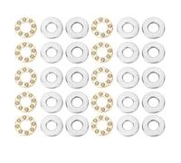 Thrust Ball Bearing Set of 10 | High Accuracy Miniature Bearings for Machinery / 3D Printers/RC Devices | Low Friction Steel Bearings F2.5-6M F3-8M F4-9M F4-10M (F4-9M 4 * 9 * 4mm)