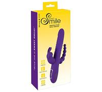 SMILE Triple - vibromasseur triple action rotatif et va-et-vient rechargeable